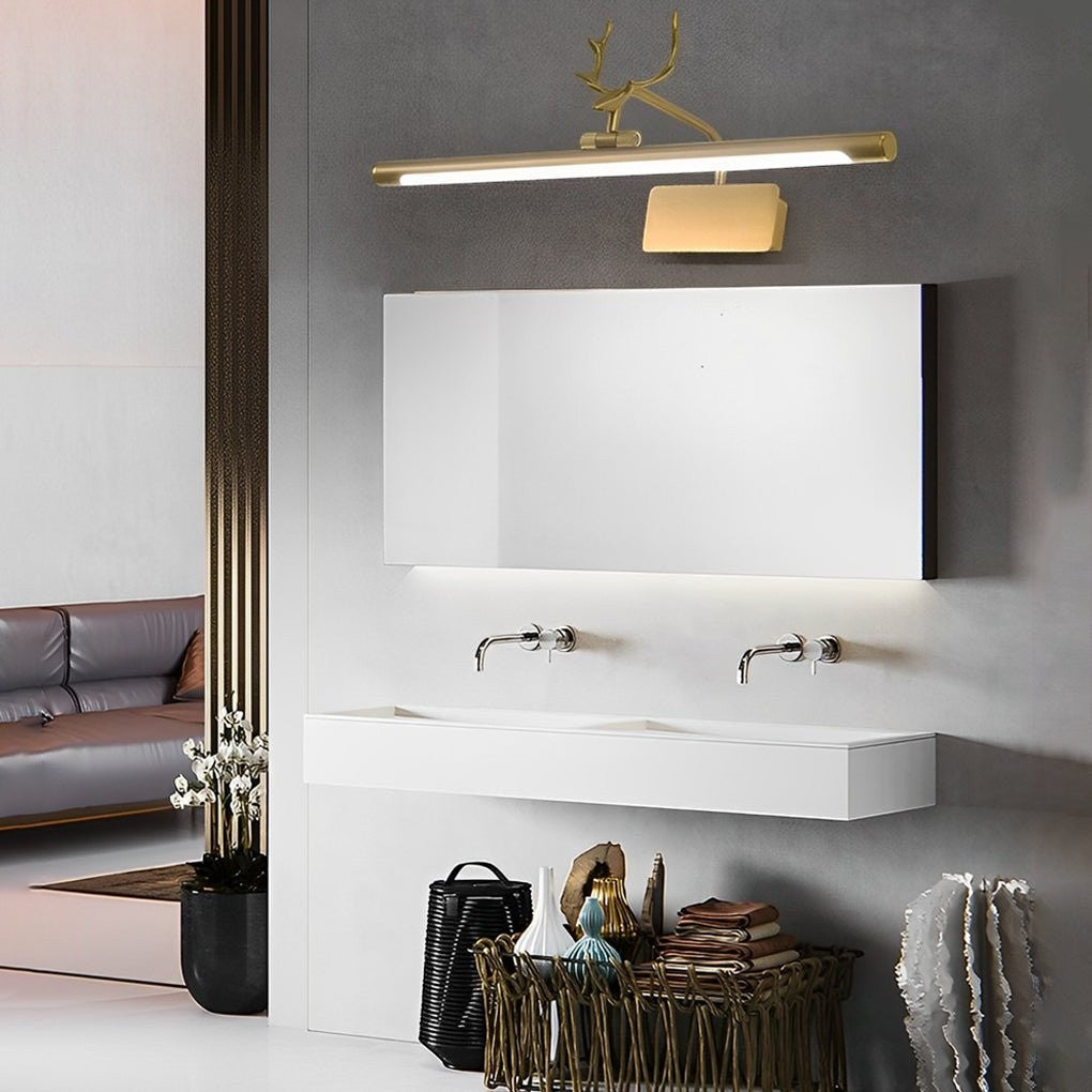 Antler-Inspired 210° Adjustable LED | Bathroom Vanity Light Bar