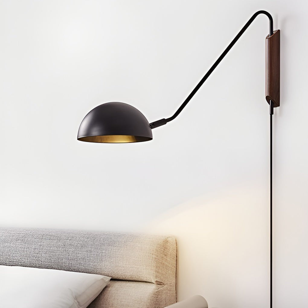 Nordic Adjustable Swing Arm Wall Lamp | E27 Directional Sconce