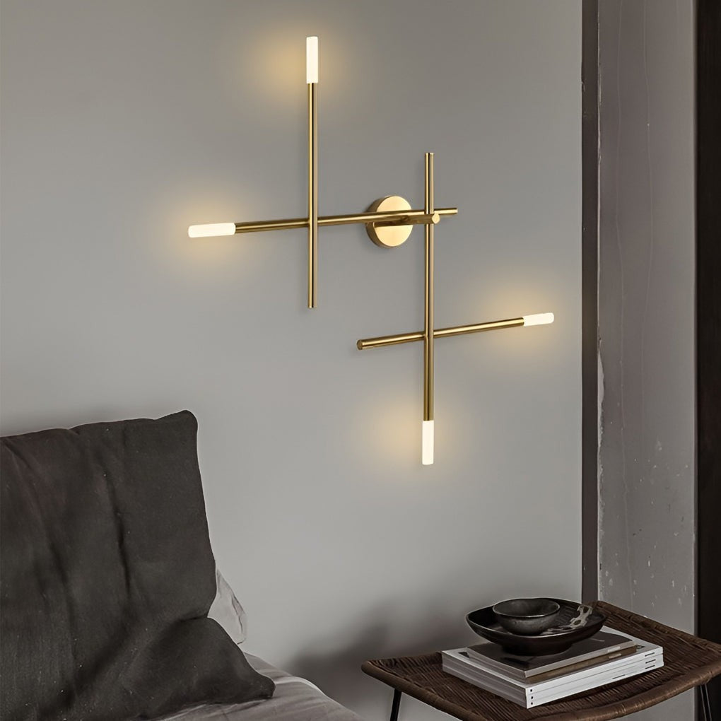 Creative Cross-Pattern LED Modern Wall Sconce | Nordic Minimalist
