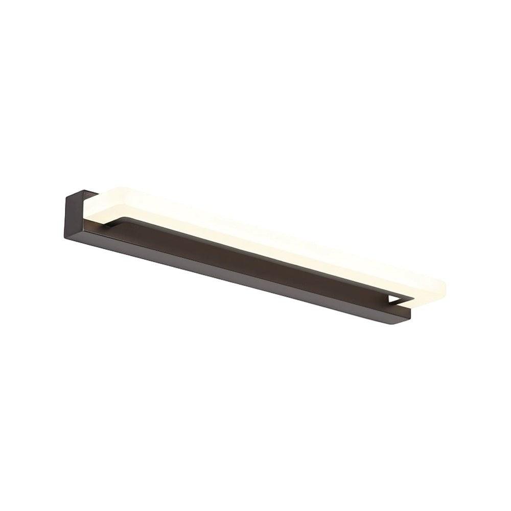 15.74'' Linear LED Vanity Light Black Bathroom Fixture | Mesh Light Filter