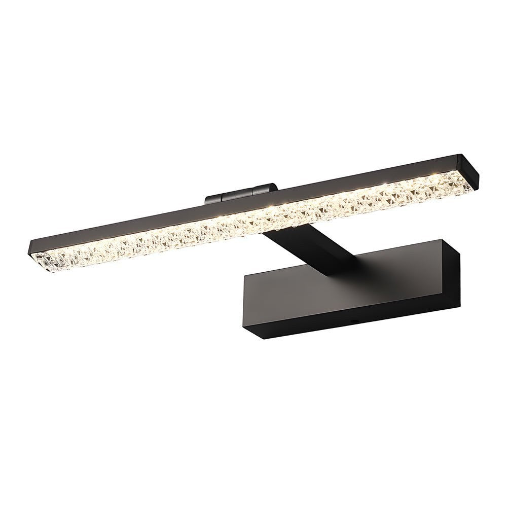 160° Adjustable LED Bathroom Vanity Light | Crystal-Inspired Acrylic