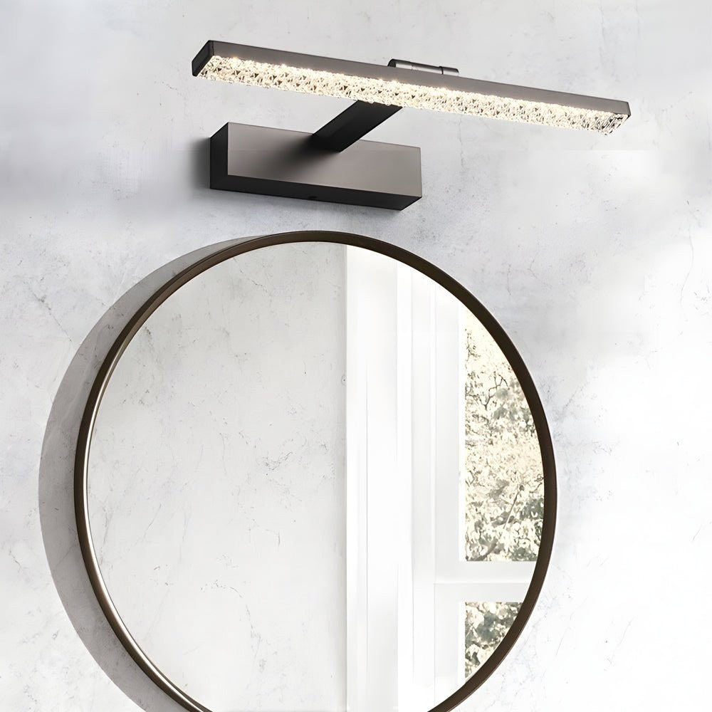 160° Adjustable LED Bathroom Vanity Light | Crystal-Inspired Acrylic