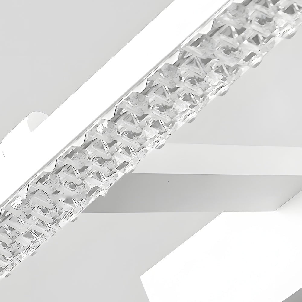 160° Adjustable LED Bathroom Vanity Light | Crystal-Inspired Acrylic