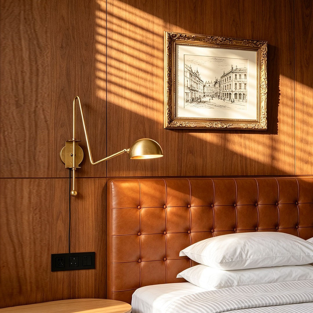 Nordic Minimalist Adjustable Light | Swing Arm Wall Sconces