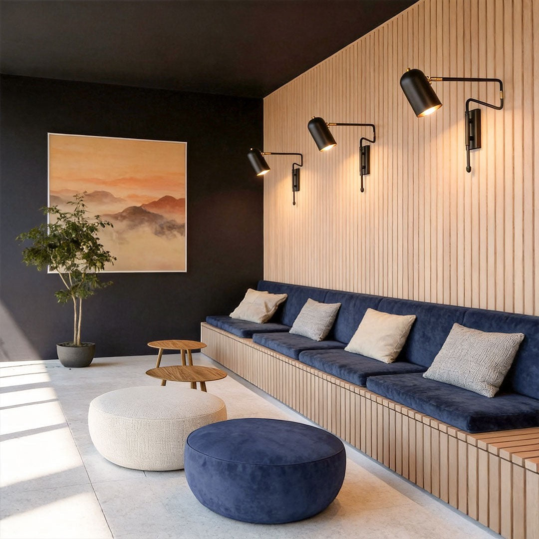 Nordic Adjustable Light | Bedroom Swing Arm Wall Sconces