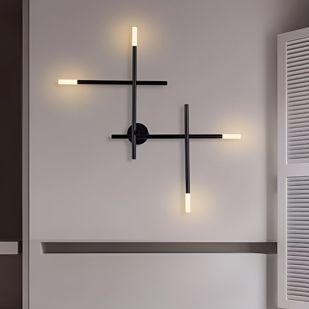 Creative Cross-Pattern LED Modern Wall Sconce | Nordic Minimalist