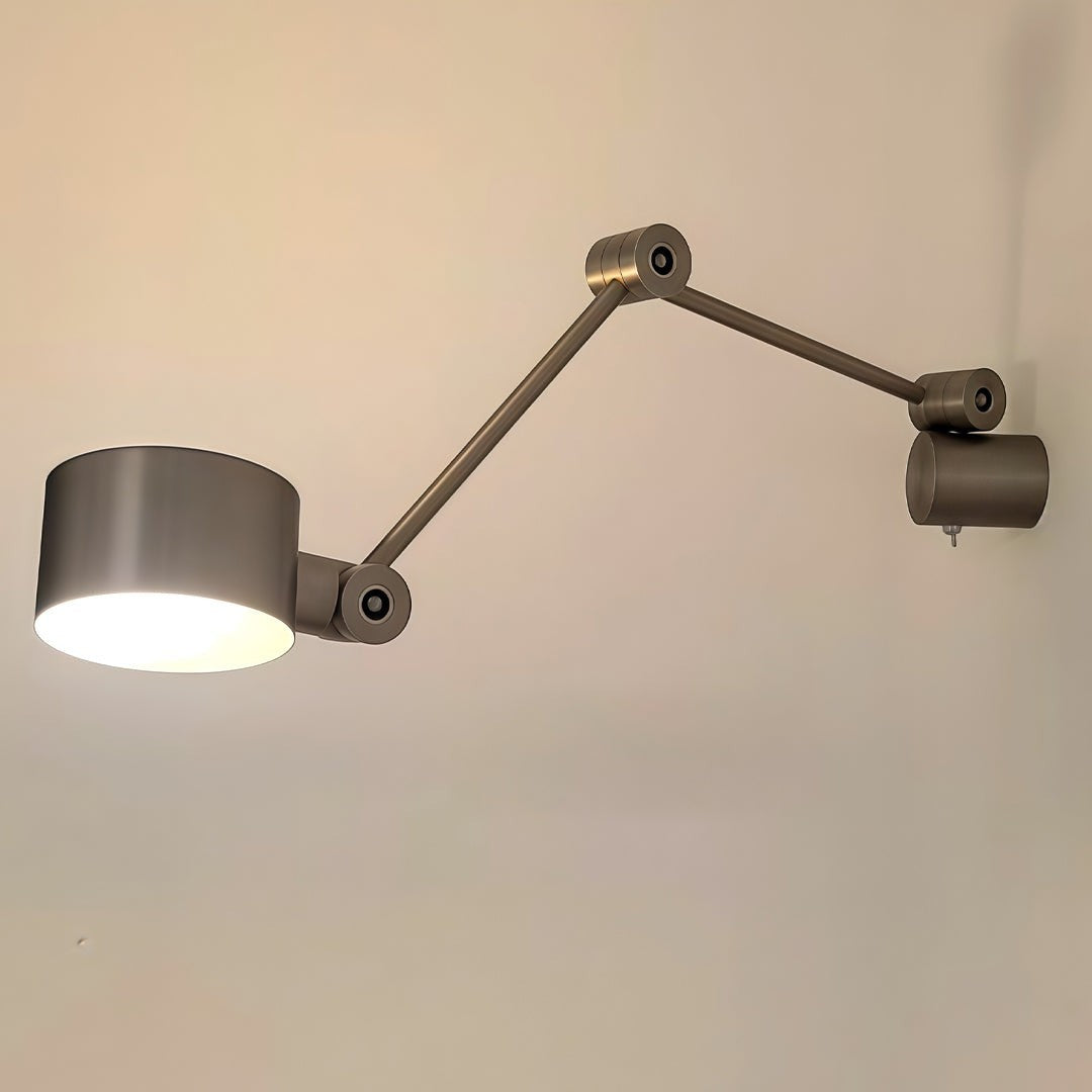 Italian-Style Vintage Light | Swing Arm Wall Sconce Lamp