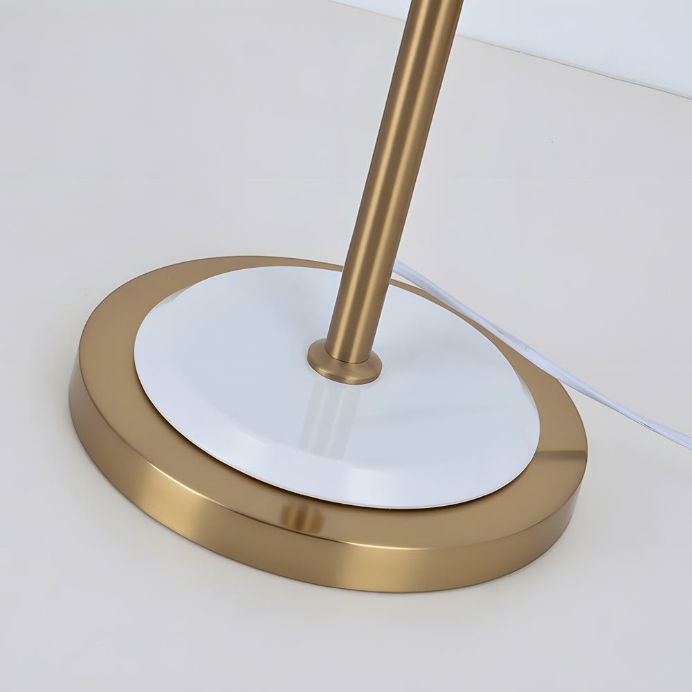 62-Inch Black-Gold or White-Gold Rotatable Cone Reading Floor Lamp