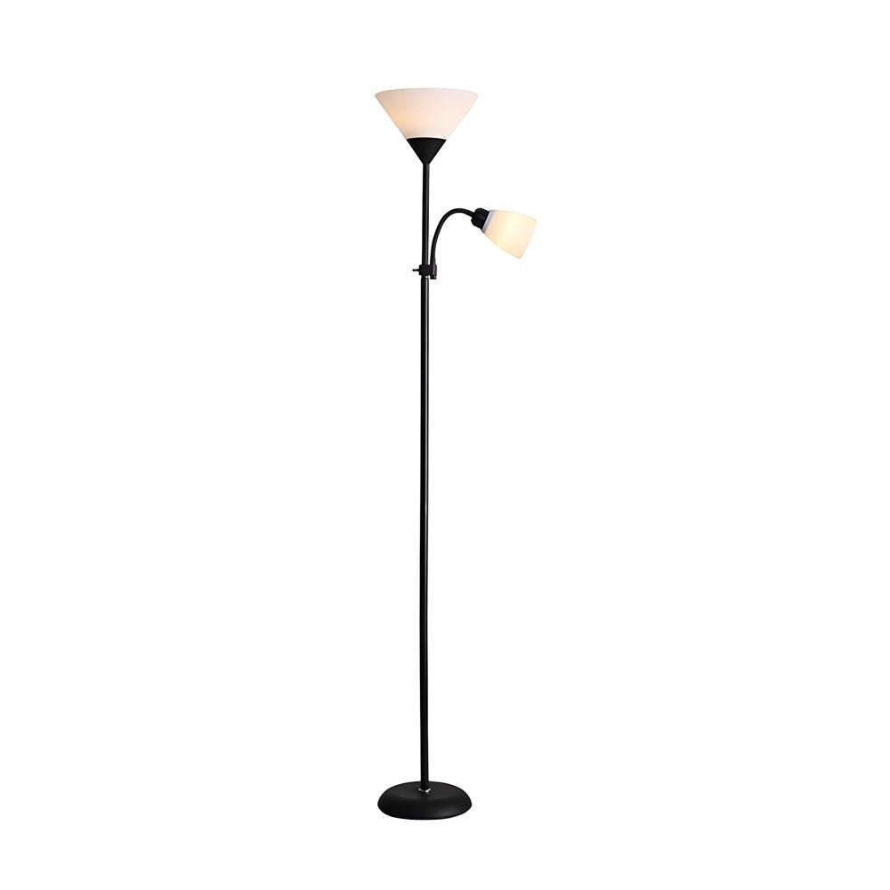 67 inch Modern Torchiere Uplight Floor Lamp | Adjustable Sidelight