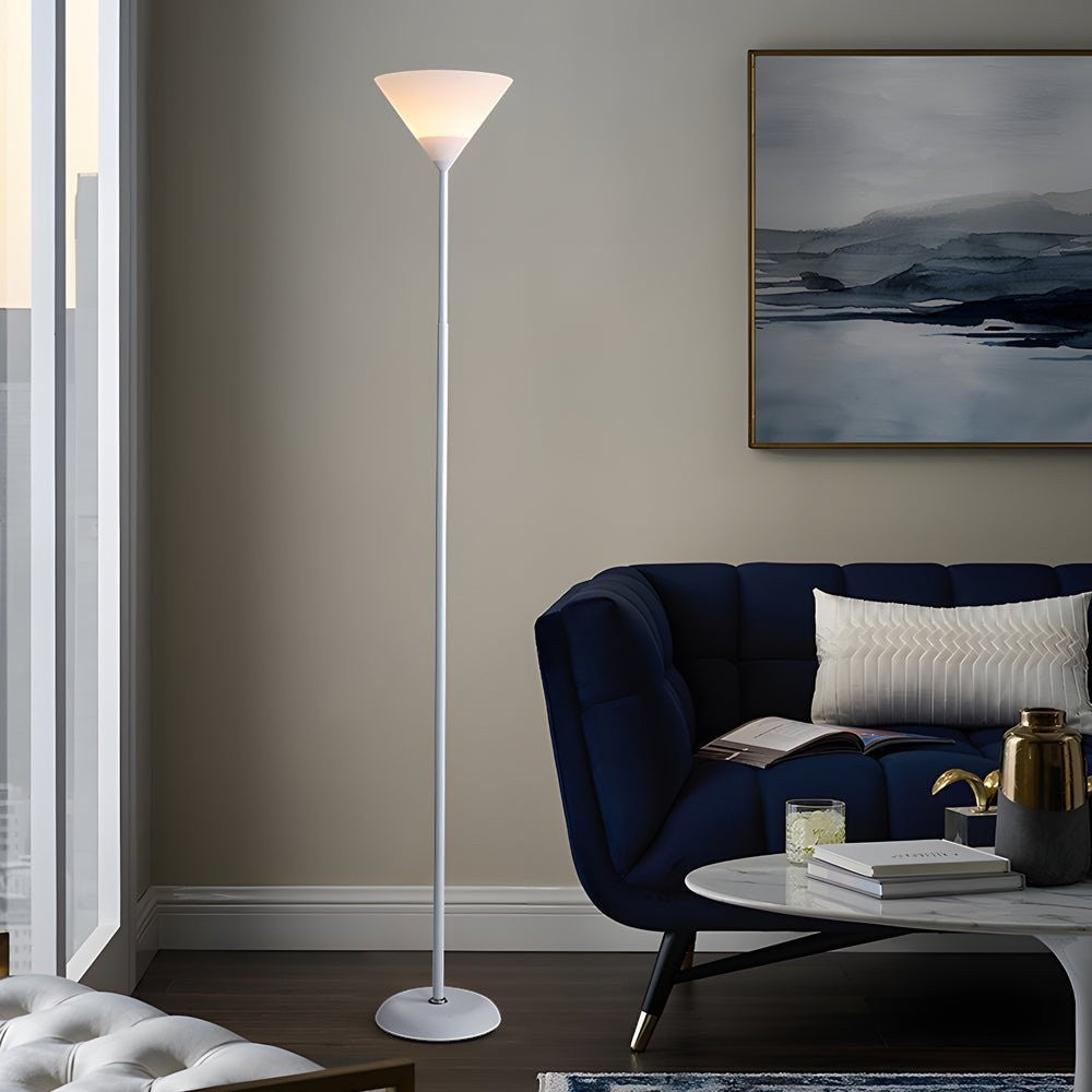 67 inch Modern Torchiere Uplight Floor Lamp | Adjustable Sidelight