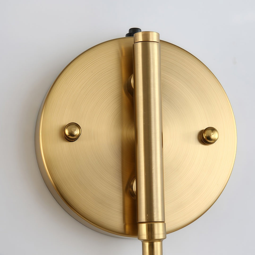 Nordic Minimalist Wall Light | Adjustable Swing Arm Sconce
