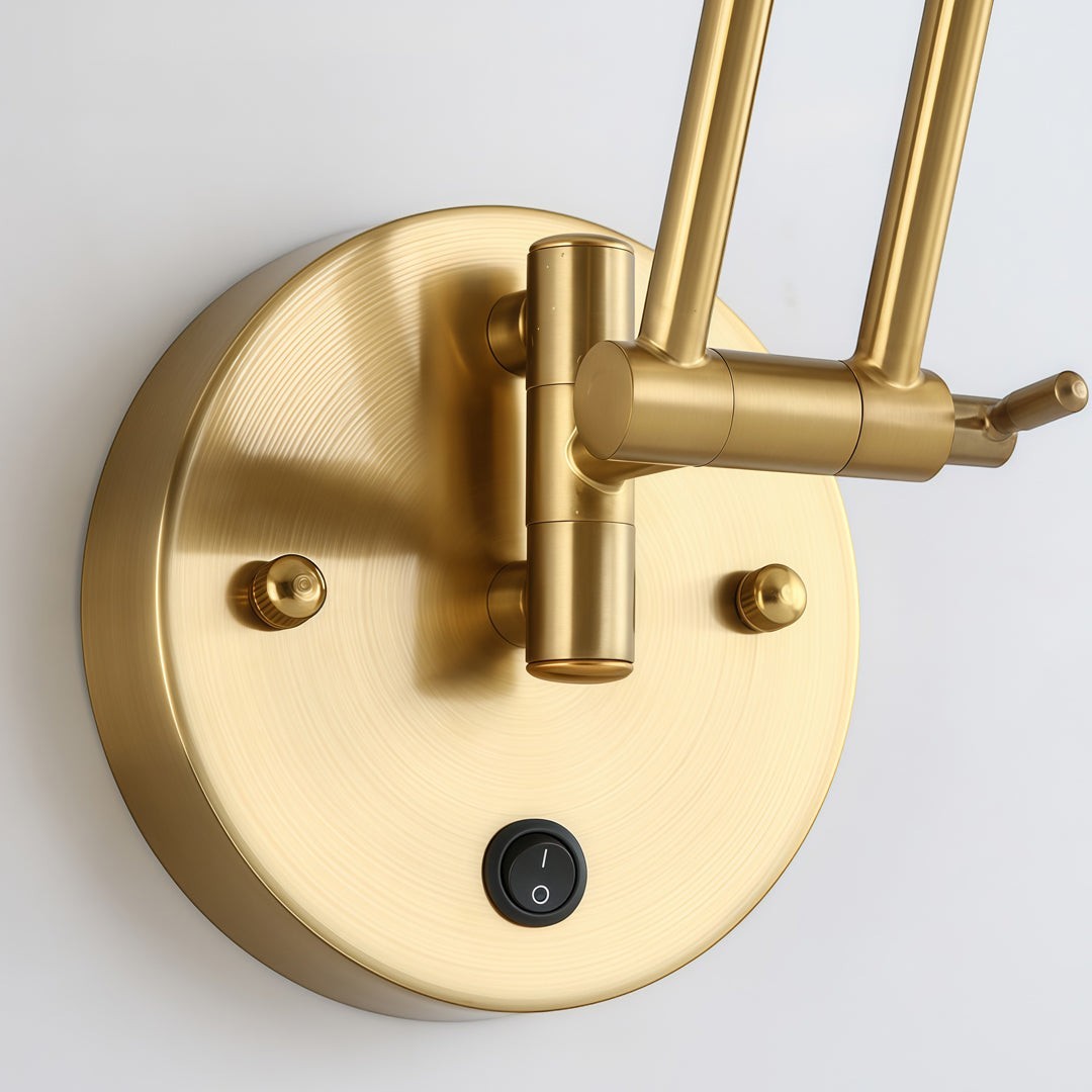 Nordic Minimalist LED Light | Adjustable Swing Arm Wall Sconce