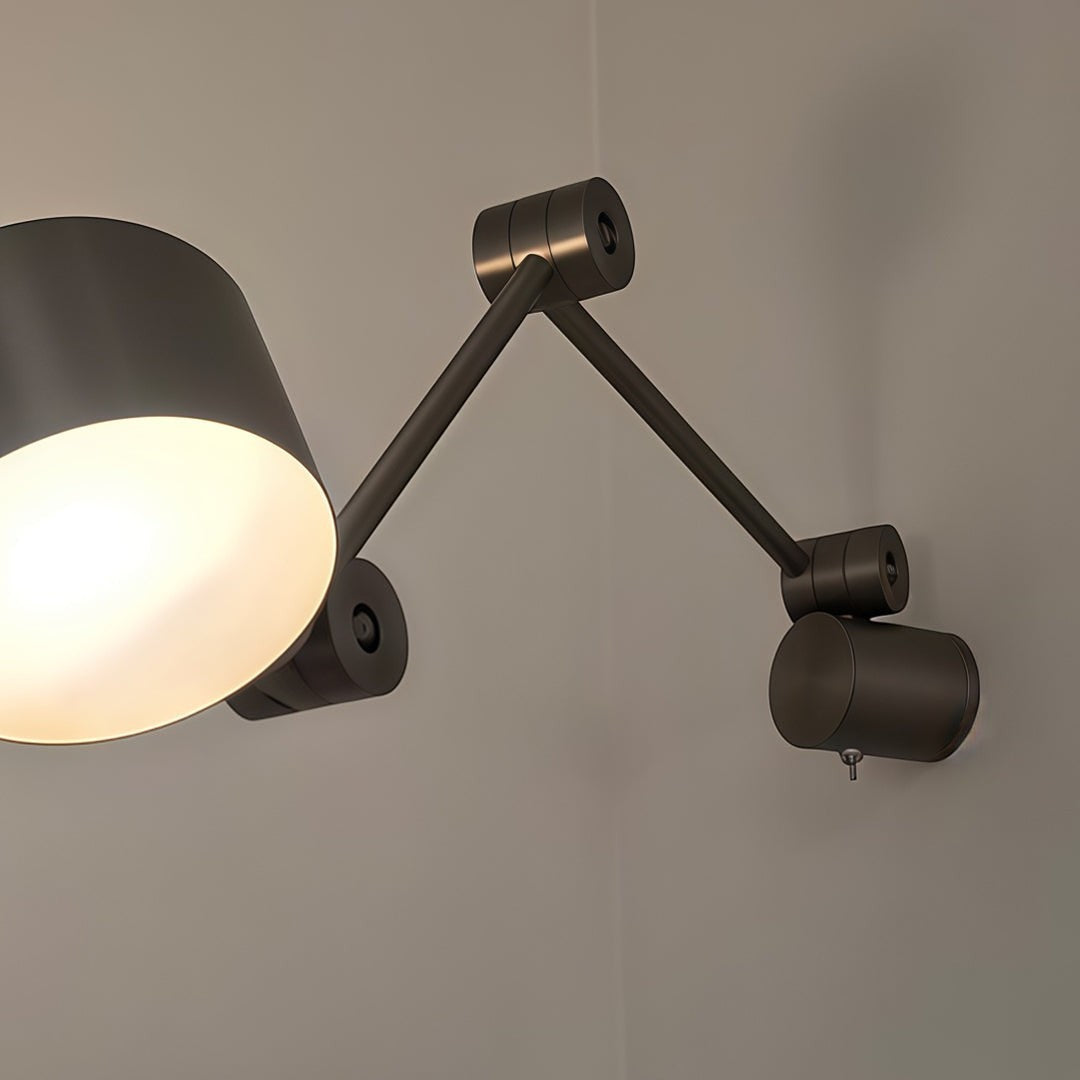 Italian-Style Vintage Light | Swing Arm Wall Sconce Lamp