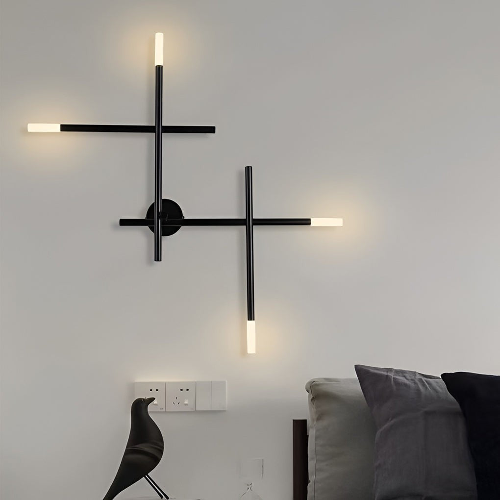 Creative Cross-Pattern LED Modern Wall Sconce | Nordic Minimalist