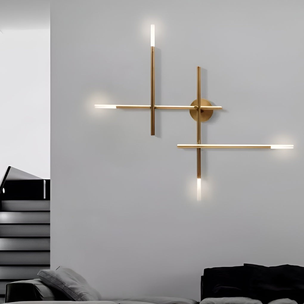 Creative Cross-Pattern LED Modern Wall Sconce | Nordic Minimalist