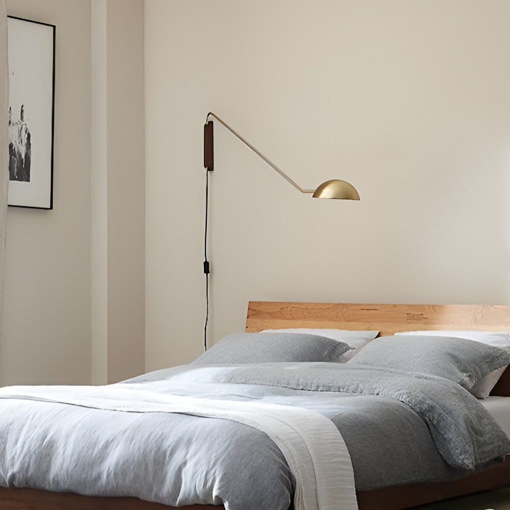 Nordic Adjustable Swing Arm Wall Lamp | E27 Directional Sconce