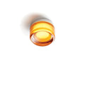Compact Curved Wall Light - Amber Version, Lit