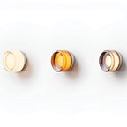 Compact Curved Wall Light - White, Amber and Smoke Colours Together