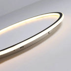 Round LED Flush Ceiling Light - Close-Up of Ring Edge