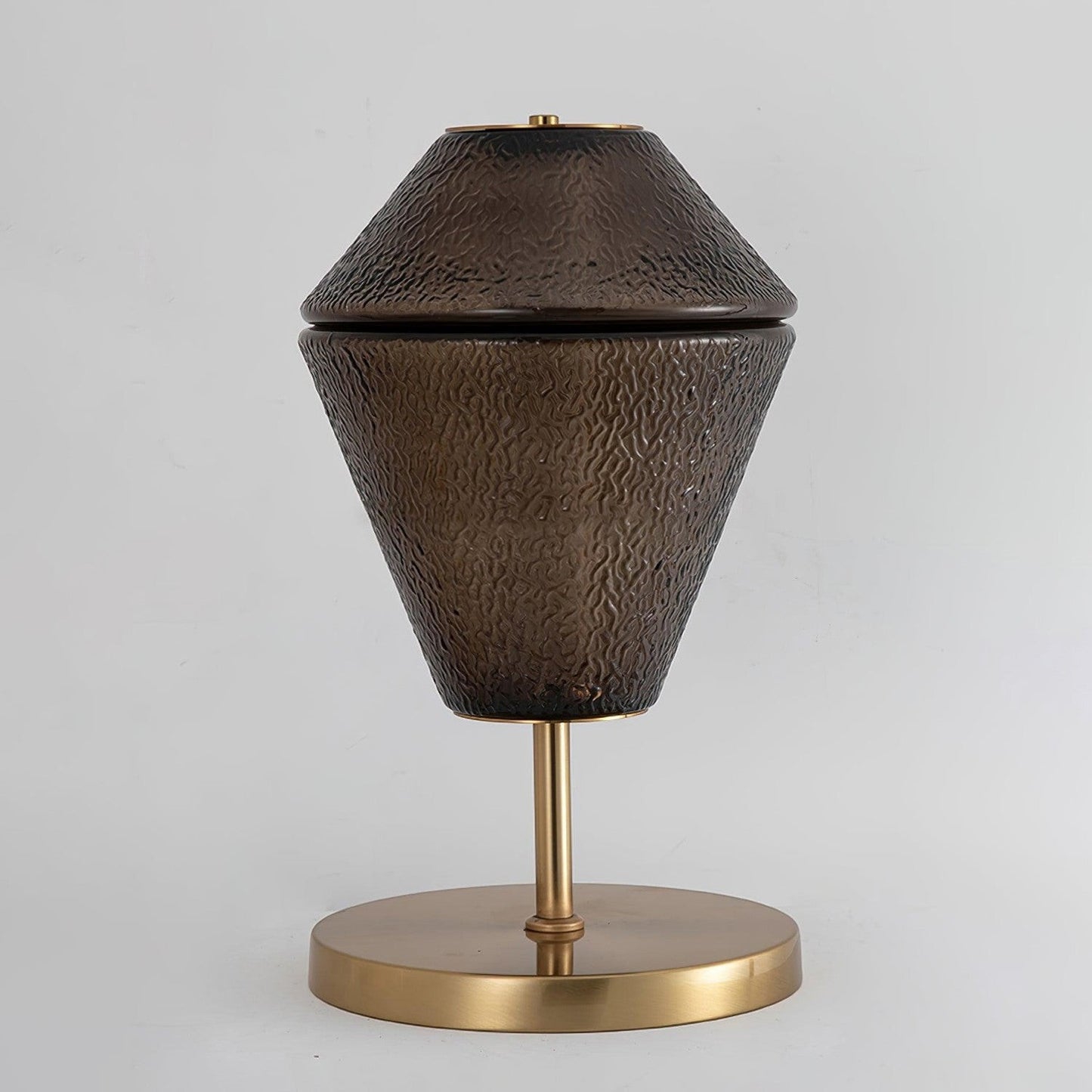 Urn-Shaped Glass Table Lamp | Warm Contemporary Living Dining