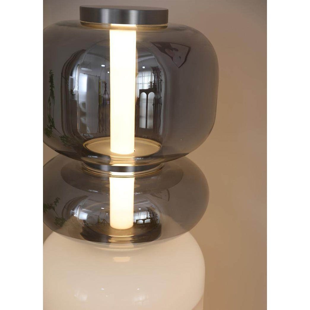 Artisanal Blown Glass Floor Lamp | 30cm 135cm Unique Living Dining