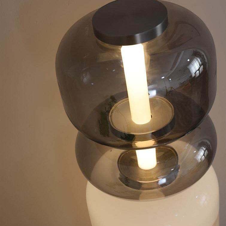 Artisanal Blown Glass Floor Lamp | 30cm 135cm Unique Living Dining