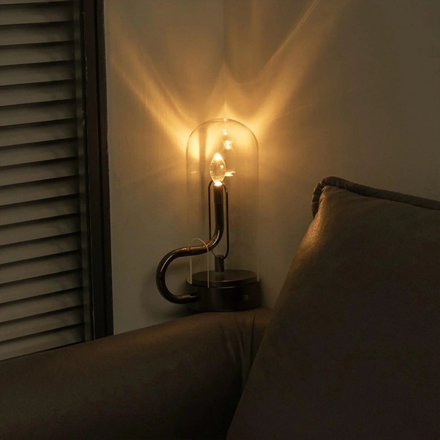 Chamberstick-Inspired Cordless Table Lamp | Rechargeable Retro LED