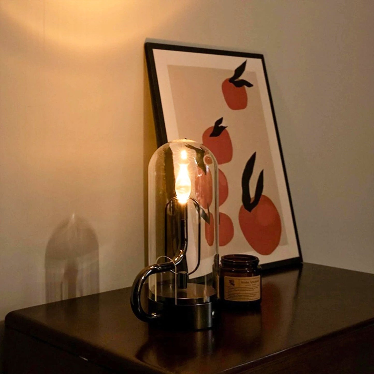 Chamberstick-Inspired Cordless Table Lamp | Rechargeable Retro LED