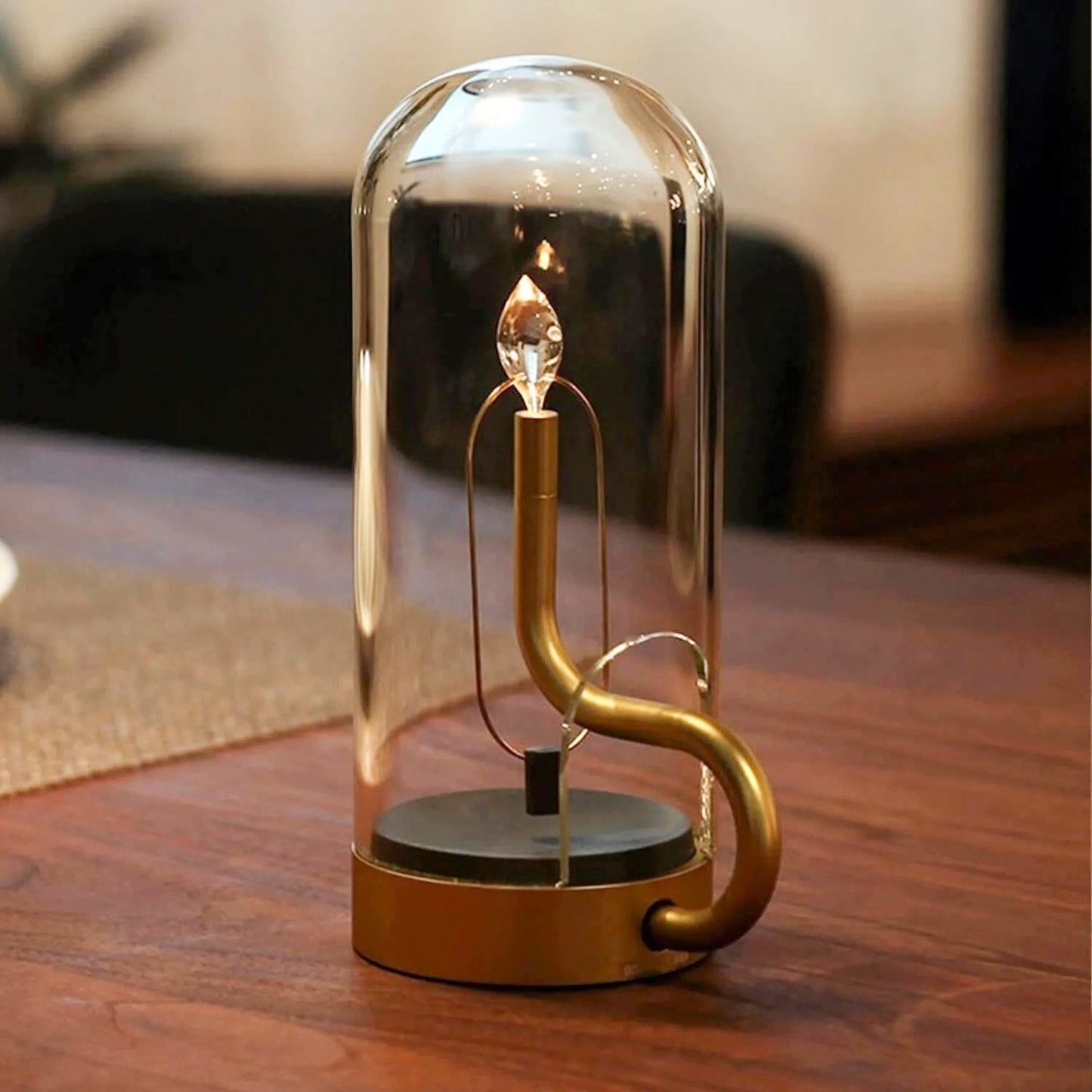 Chamberstick-Inspired Cordless Table Lamp | Rechargeable Retro LED