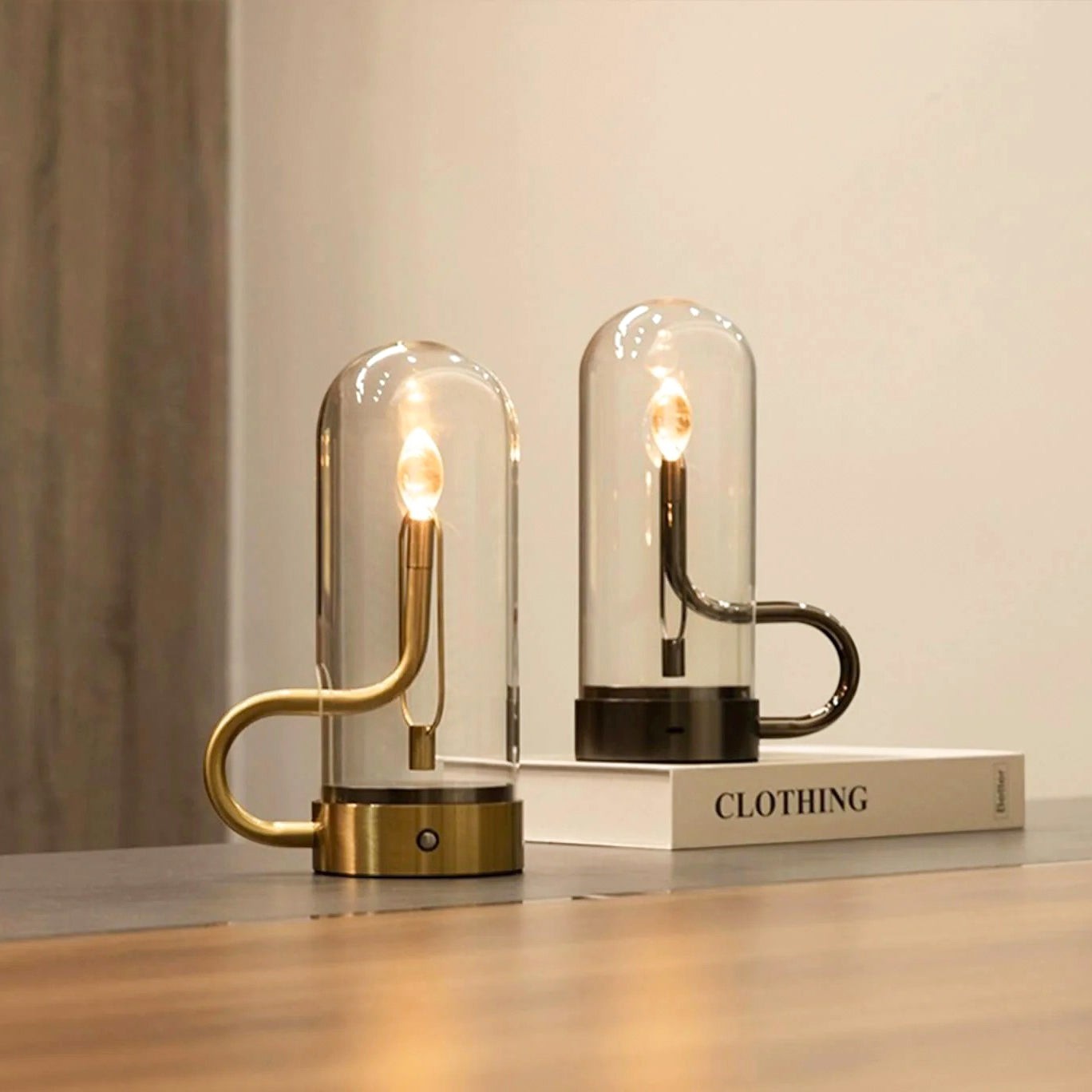 Chamberstick-Inspired Cordless Table Lamp | Rechargeable Retro LED