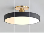 Round LED Ceiling Light with Acrylic Diffuser - Light Colour Comparison