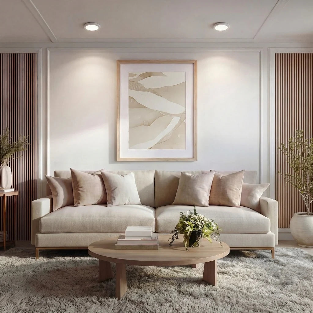 Wireless LED Ceiling Light with Motion Sensor - Lights on Living Room Ceiling