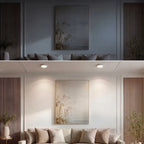 Wireless LED Ceiling Light with Motion Sensor - Before and After Living Room Lighting
