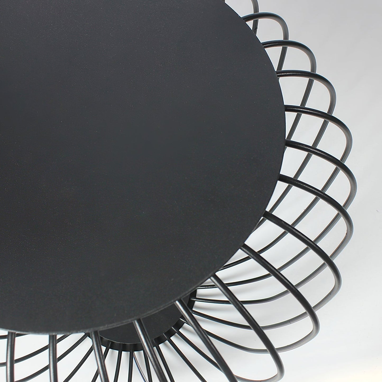Steel Rib Circular LED Outdoor Lamp | Stool Side-Table Garden Patio