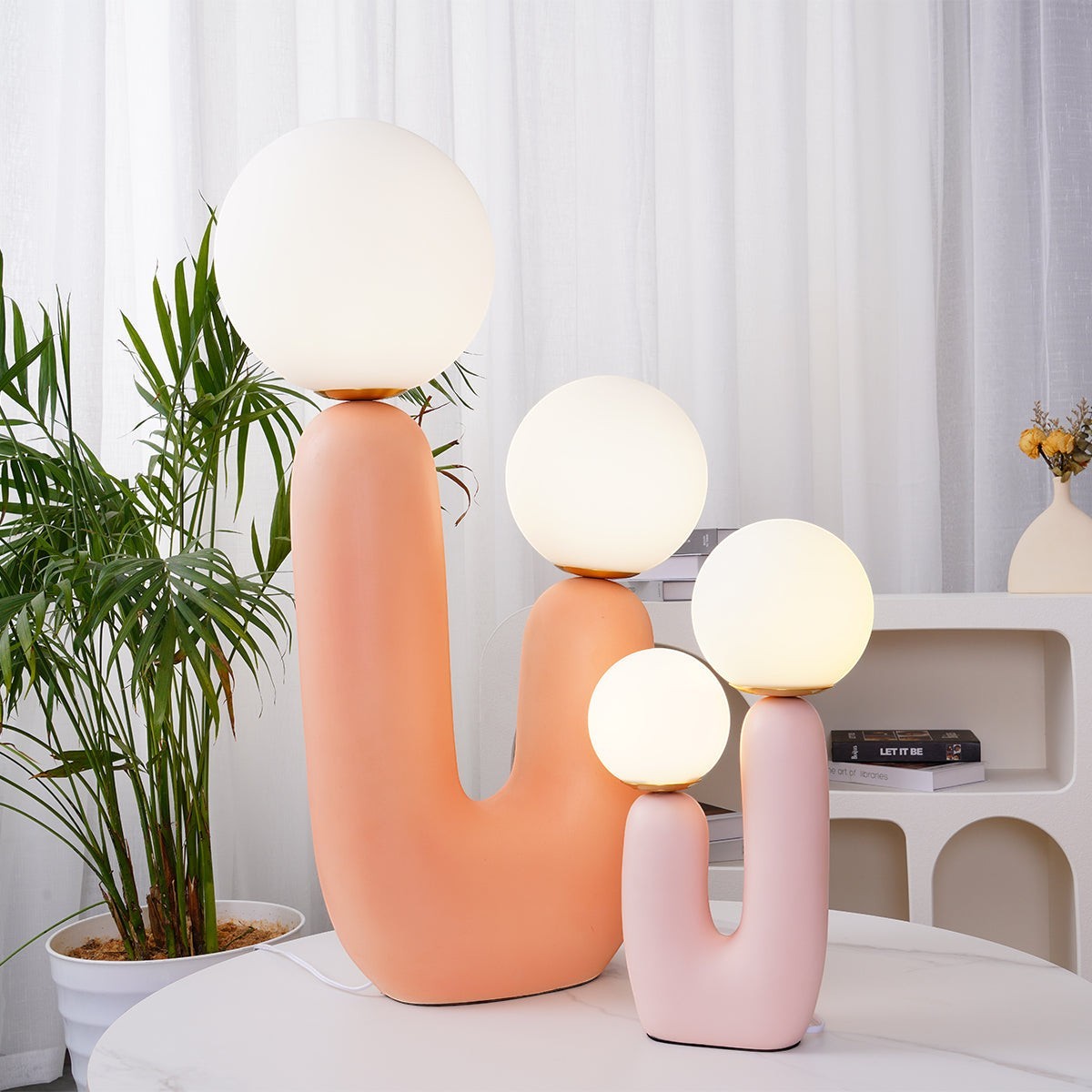 Large Modern Ceramic Table Lamp | 57cm Euro Award Design 82cm