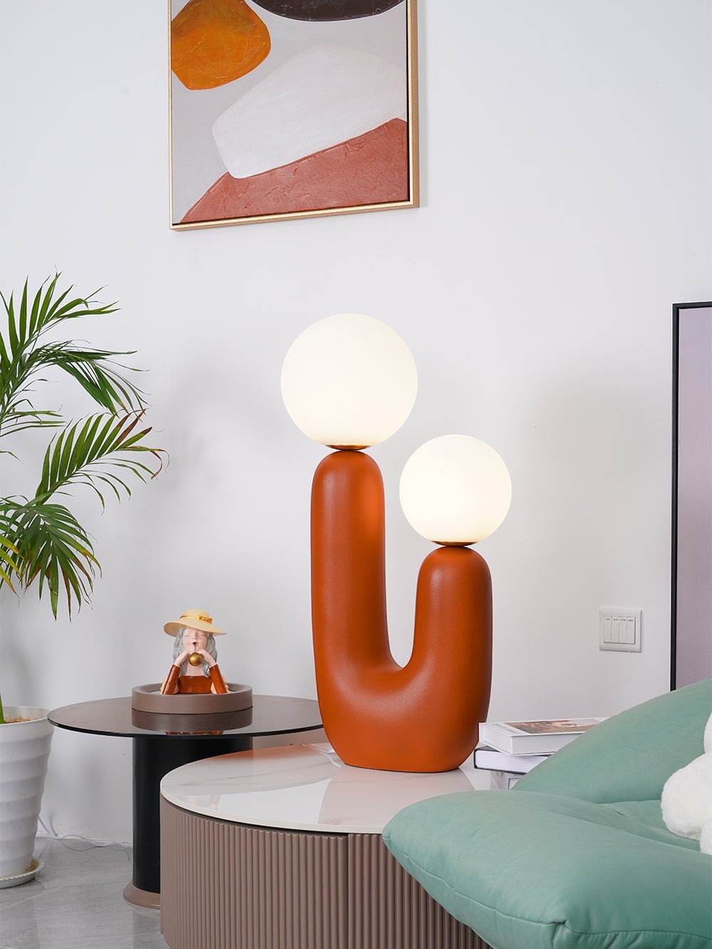 Large Modern Ceramic Table Lamp | 57cm Euro Award Design 82cm