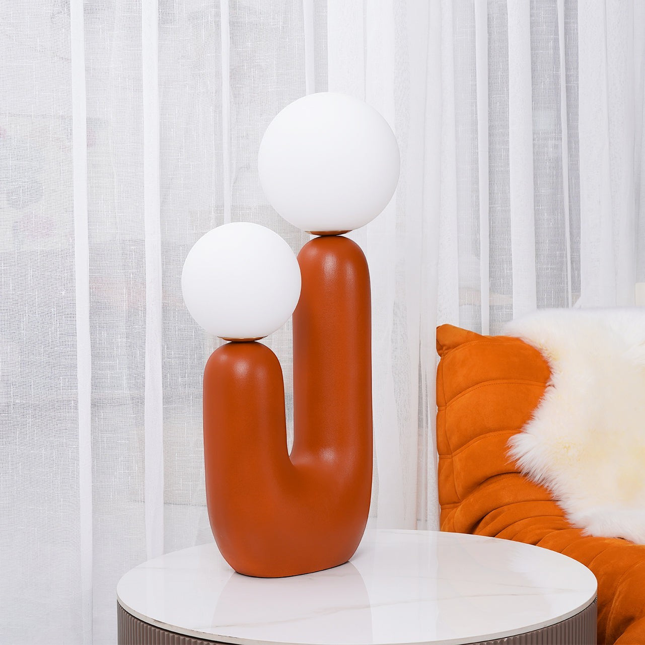 Large Modern Ceramic Table Lamp | 57cm Euro Award Design 82cm