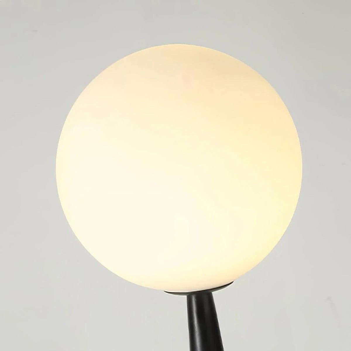 30cm Resin & Acrylic Floor Lamp | 140cm Black or White Modern E26