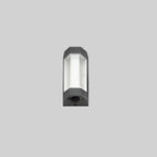 Up and Down Outdoor Wall Light - Black Finish on Grey Background