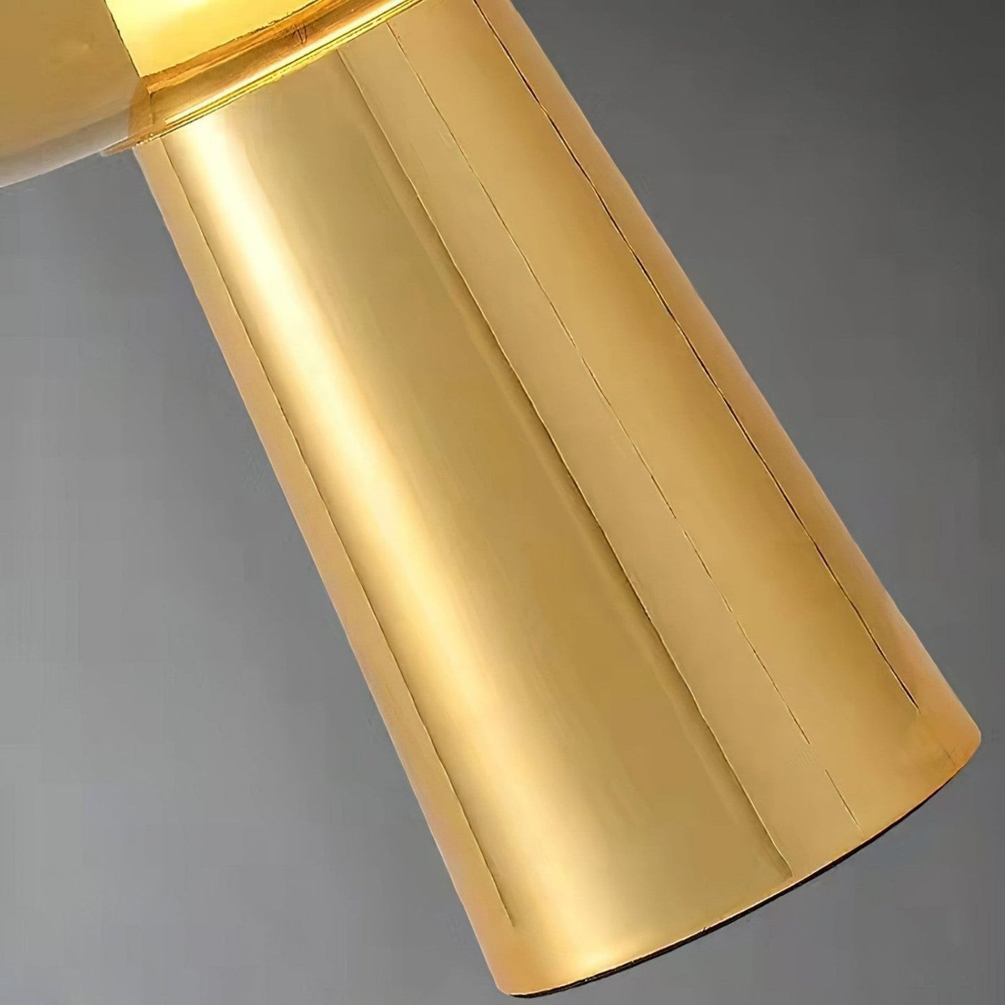 Tinted Glass Angular Base LED Table Lamp | Sunset 35cm 57cm