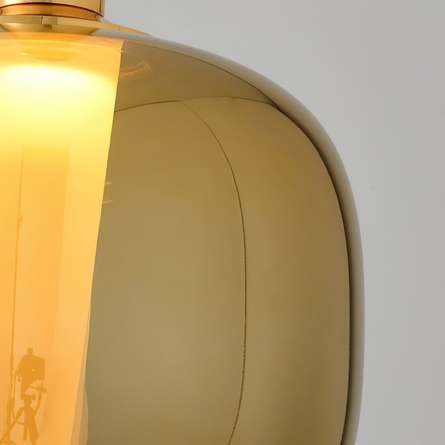 Tinted Glass Angular Base LED Table Lamp | Sunset 35cm 57cm
