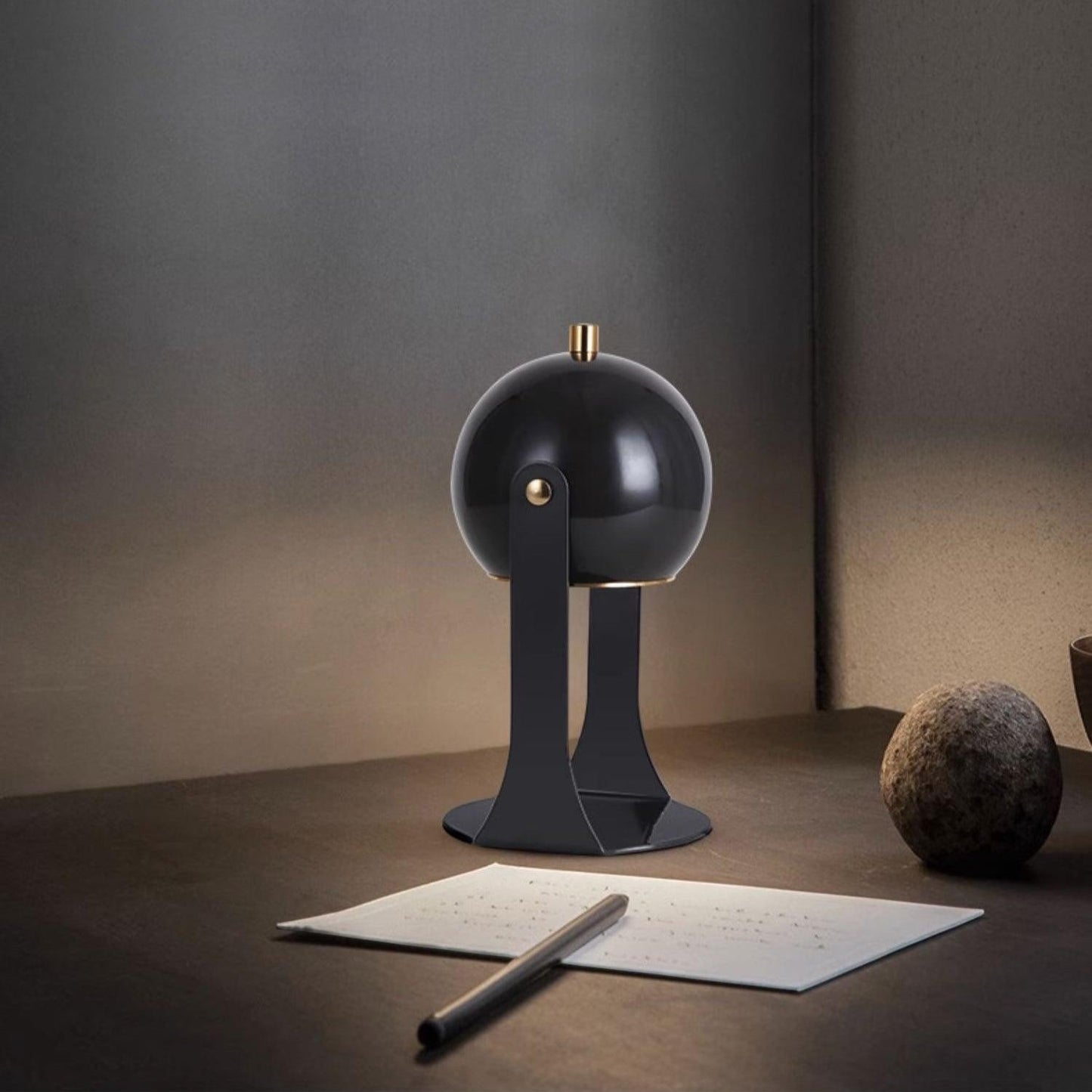 Classic Black & White Rechargeable Table Lamp | Cordless Ambient Glow