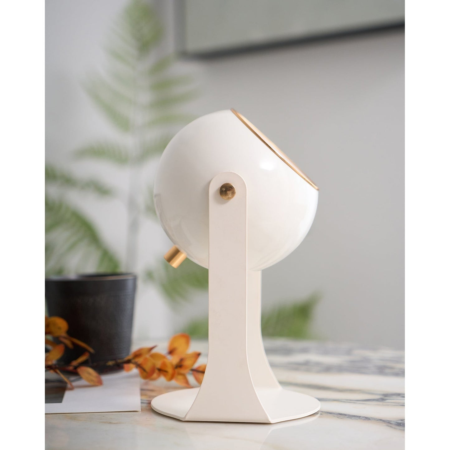 Classic Black & White Rechargeable Table Lamp | Cordless Ambient Glow