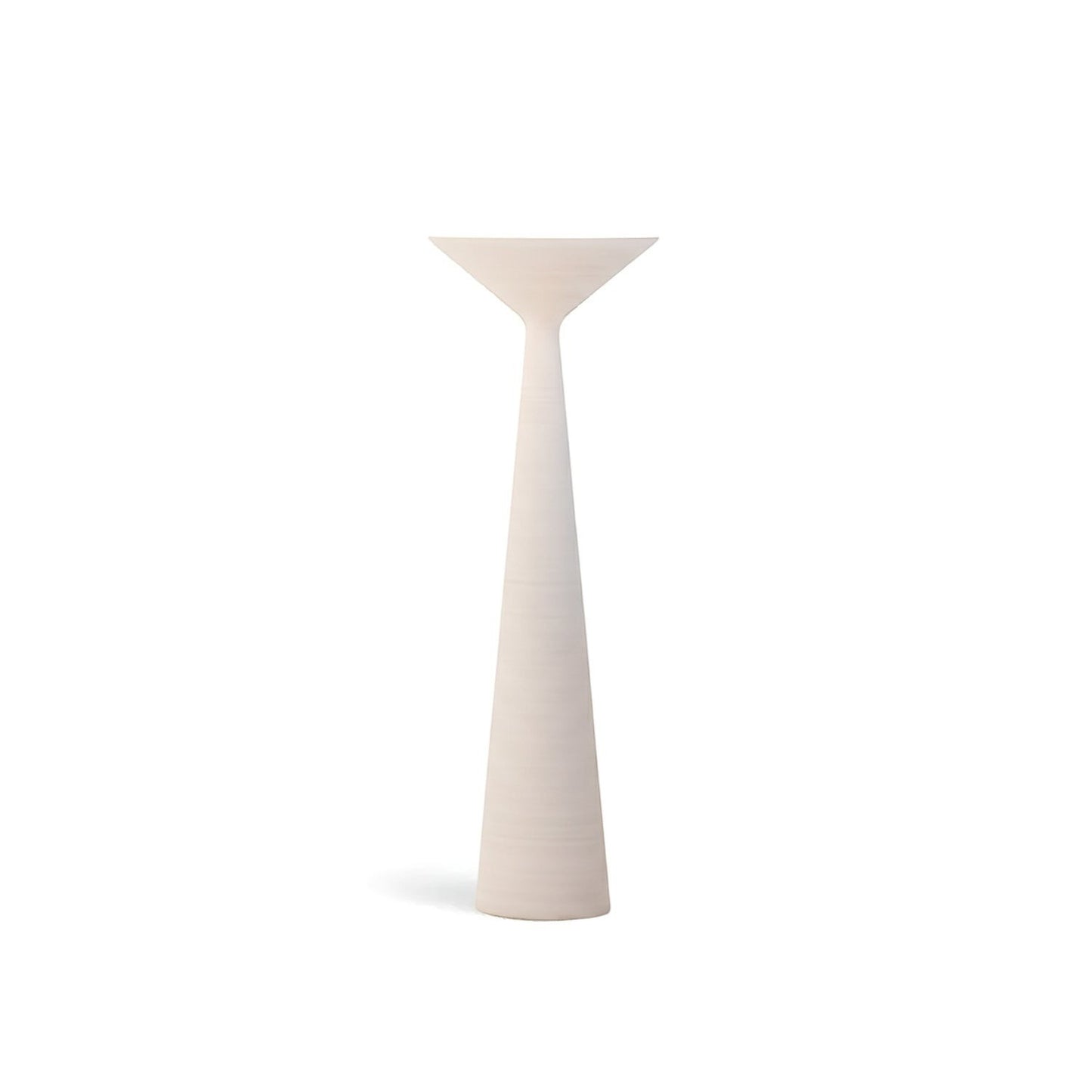 60cm Stacked Fluted Glass Column Floor Lamp | Full-Form Greek Style