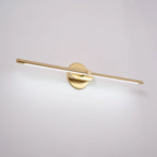 Rechargeable Linear LED Wall Light - Gold Finish, Cool Light