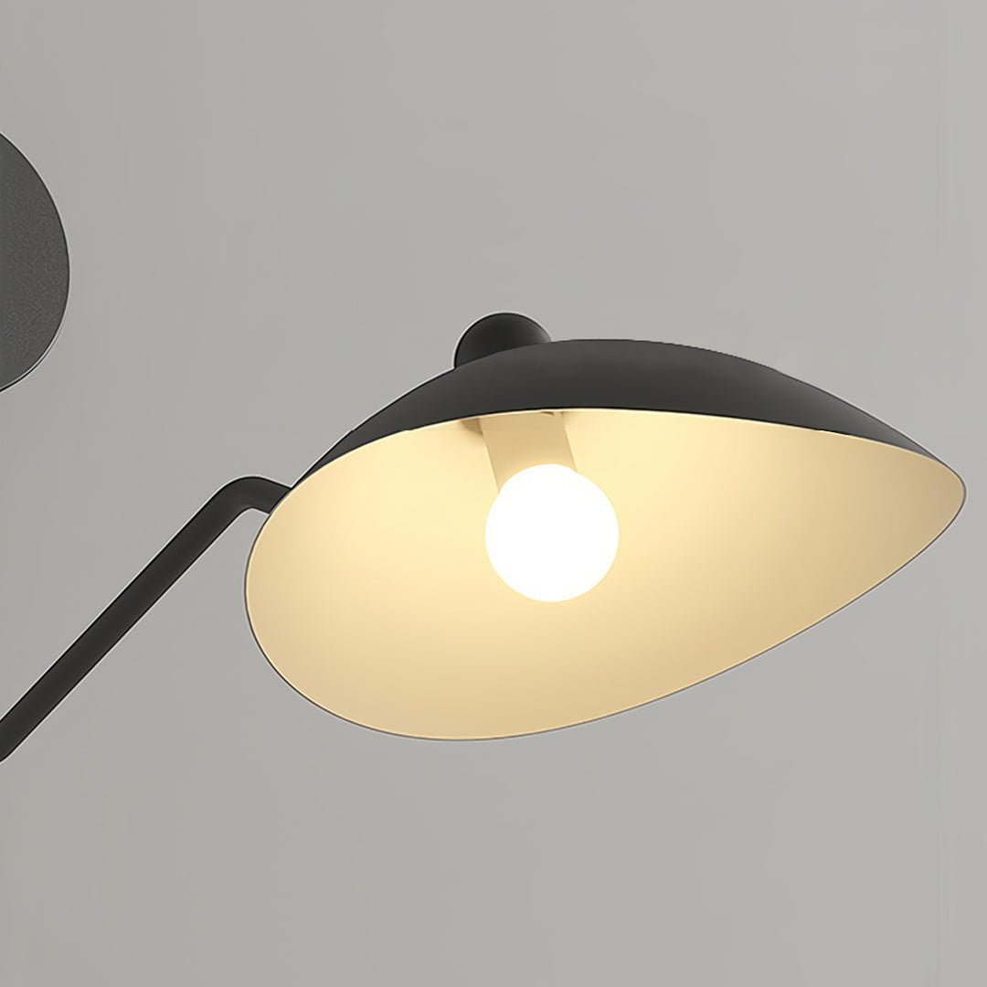Contemporary Industrial Full Spectrum Lamp | Swing Arm Wall Light