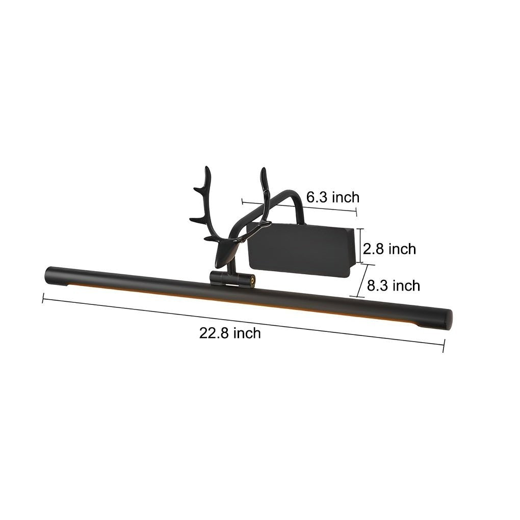 Antler-Inspired 210° Adjustable LED | Bathroom Vanity Light Bar