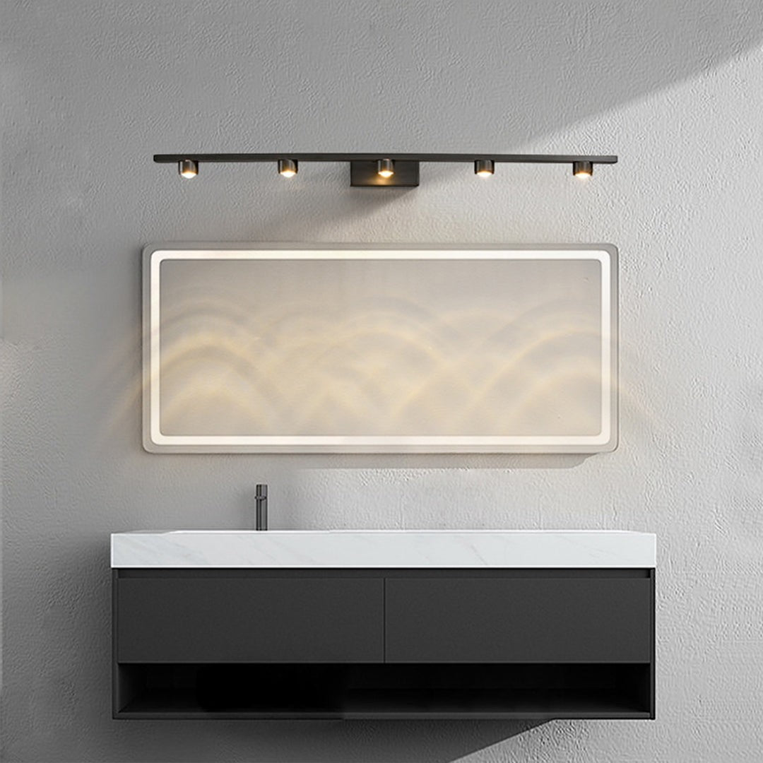 Black Vanity Lights | Bathroom Minimalist LED Mirror Cabinet Light