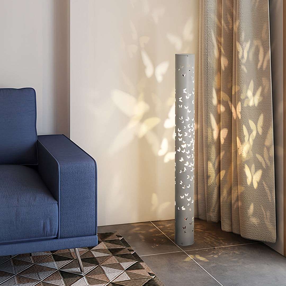 Ambient Projector Decorative Column Lamp | Butterfly Floor Lamp
