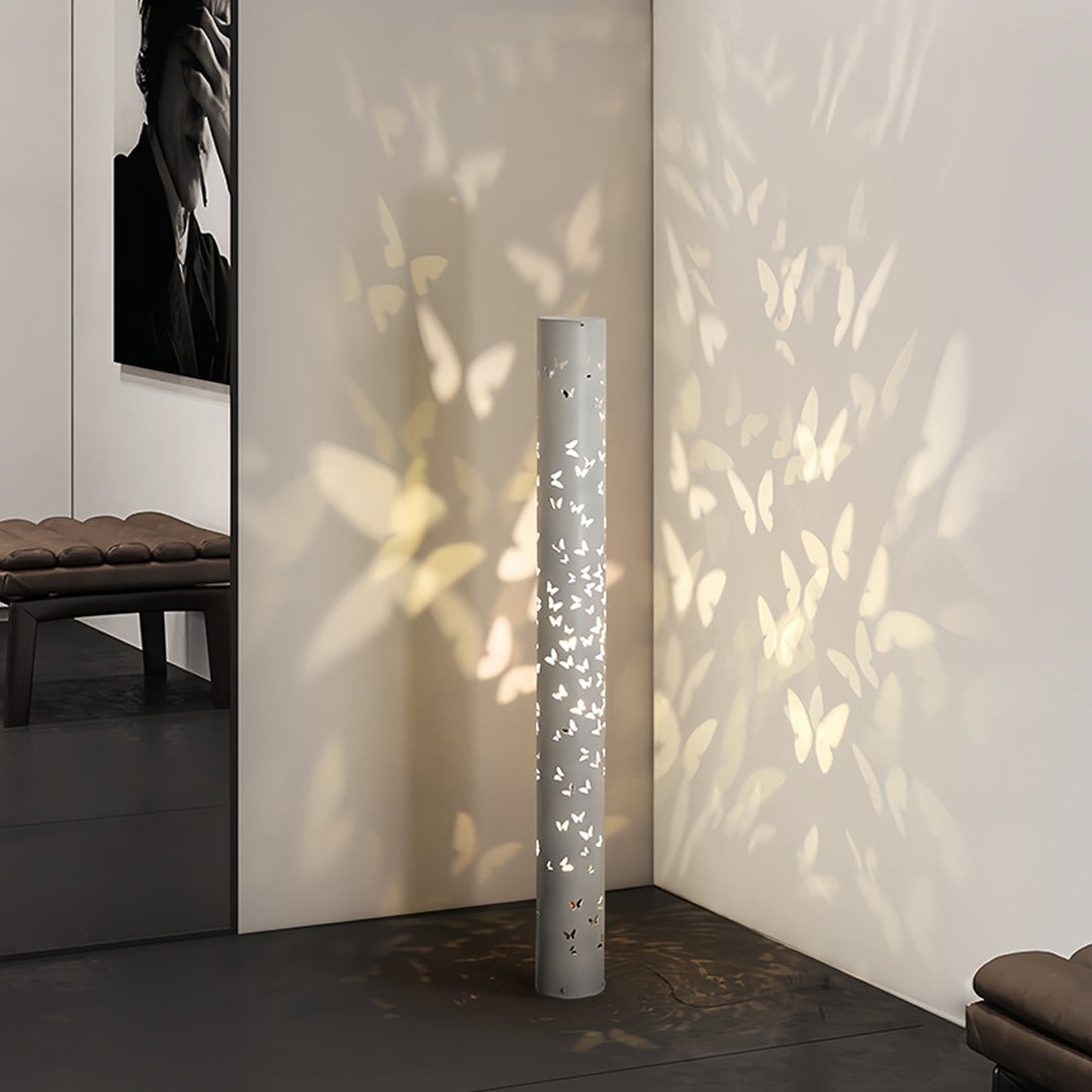 Ambient Projector Decorative Column Lamp | Butterfly Floor Lamp
